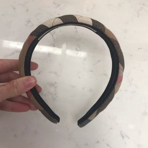Burberry quilted headband